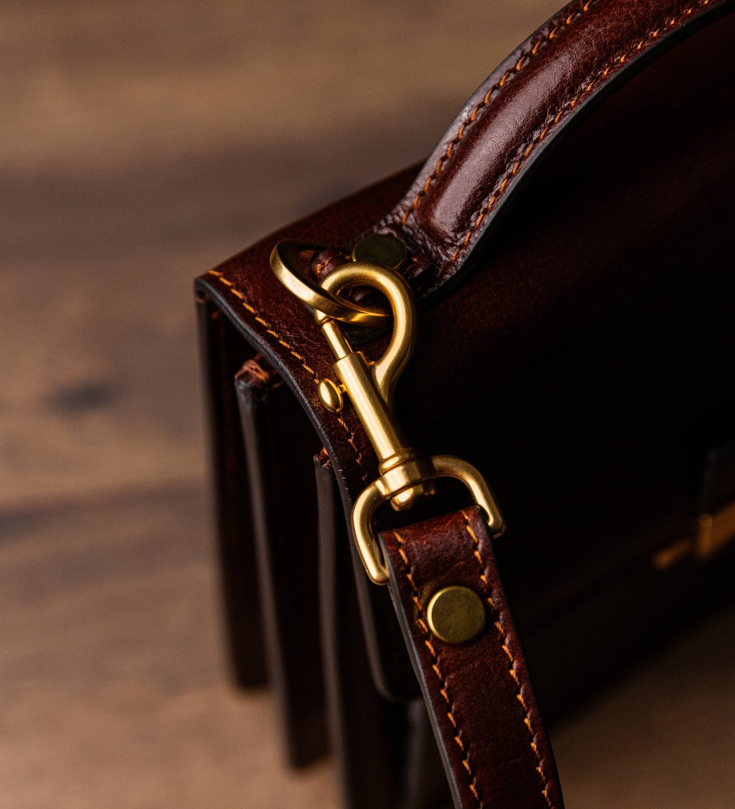 Small Leather Briefcase - Walden