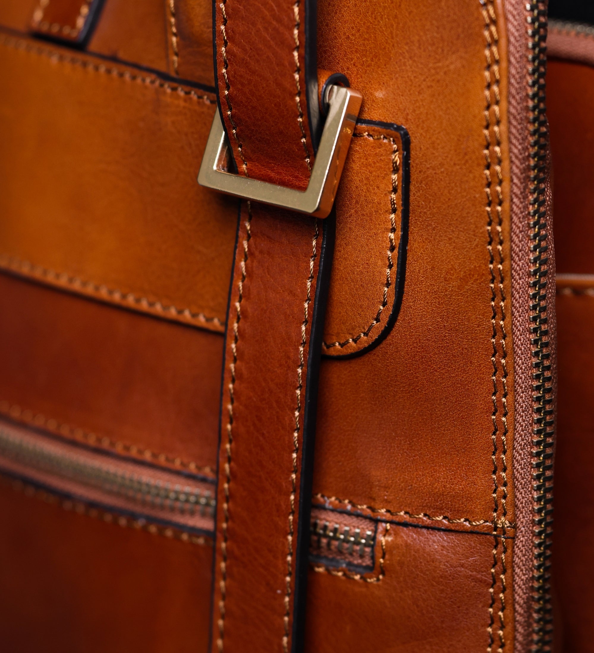 Womens Convertible Leather Backpack Shoulder Bag - Clarissa