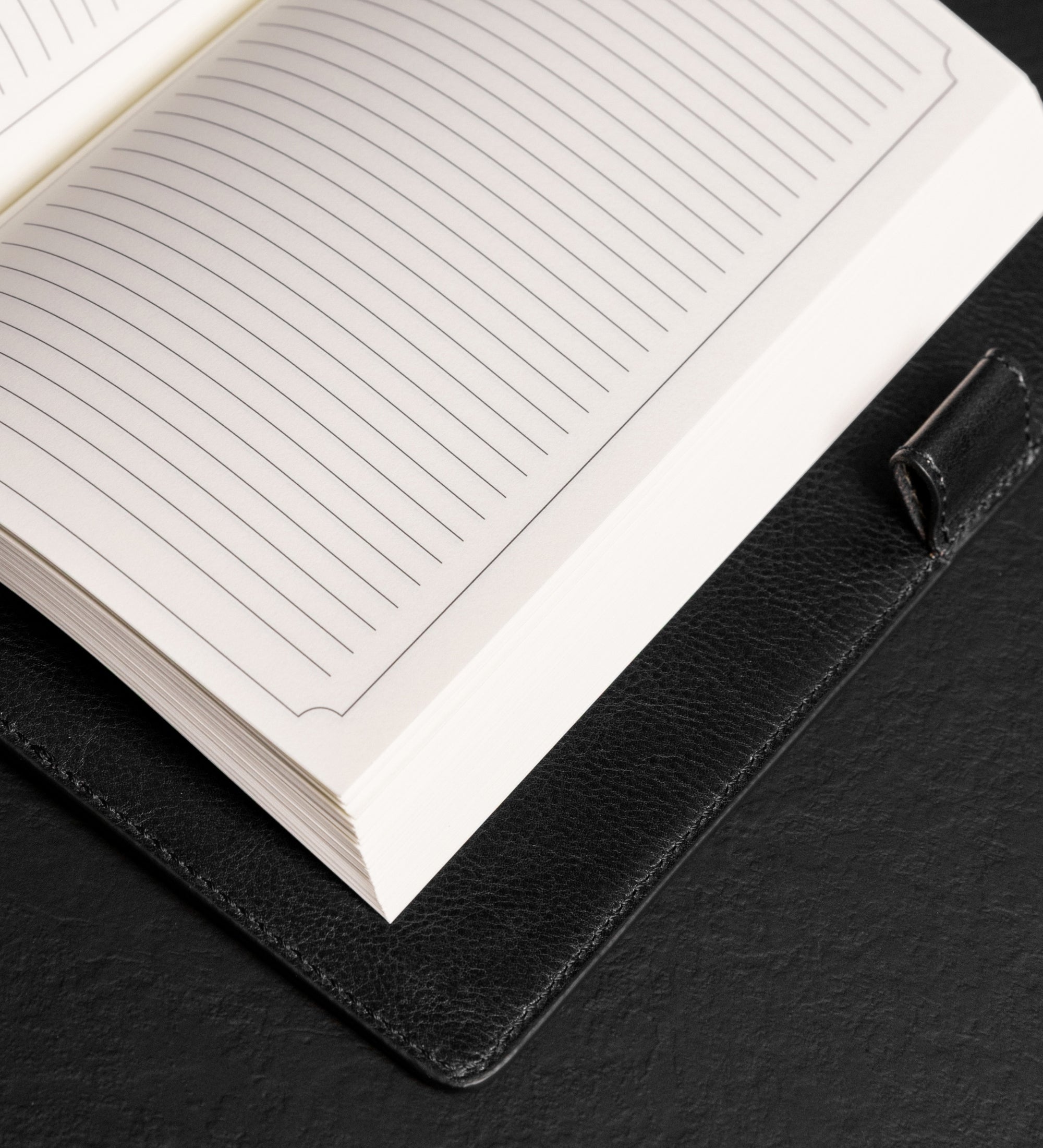 Womens Leather Journal with Refillable A5 Notepad - The Diary of a Nobody
