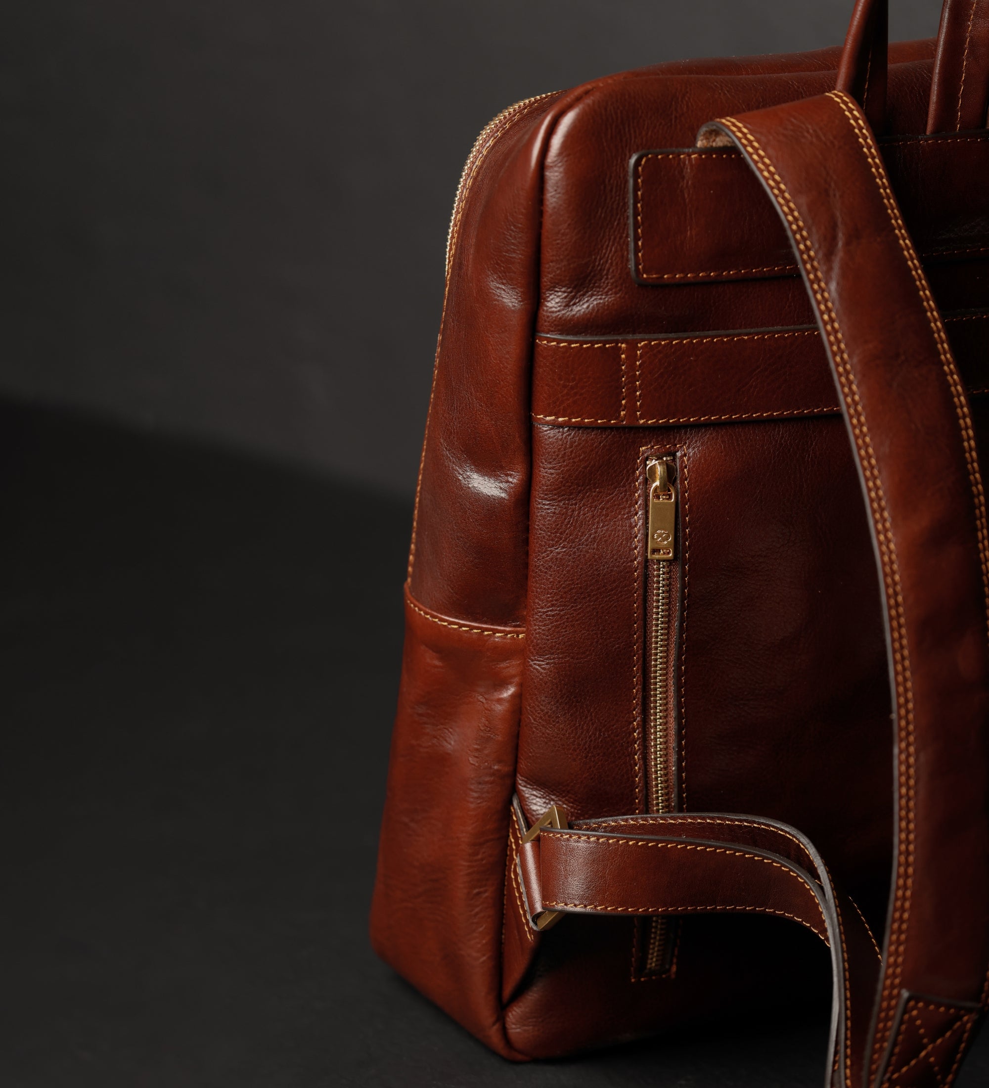 Large Leather Backpack for Men - The Divine Comedy