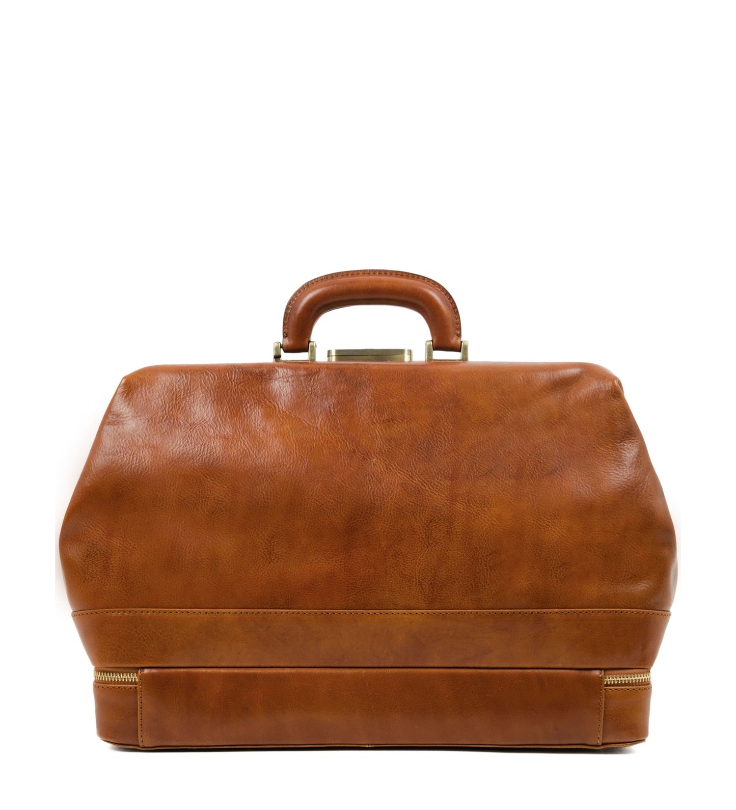 Large Italian Leather Doctor Bag - The Master and Margarita