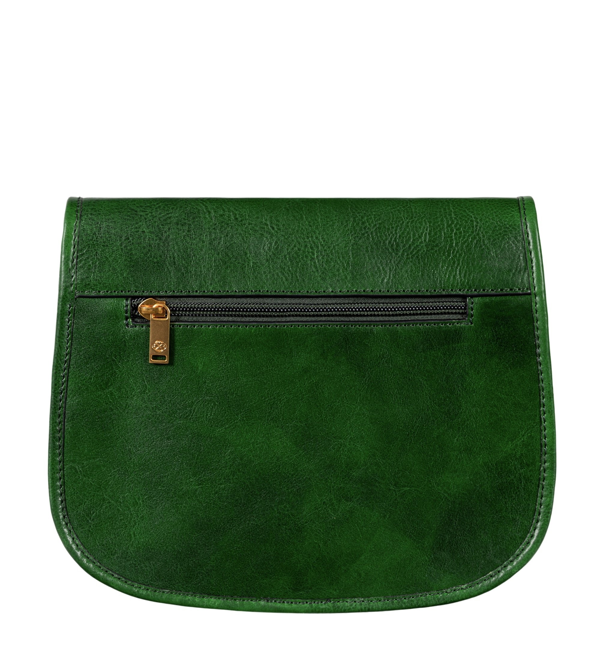 Womens Leather Saddle Bag - Women In Love